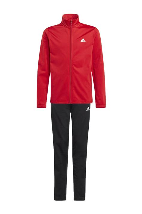 adidas trainingspak rood zwart